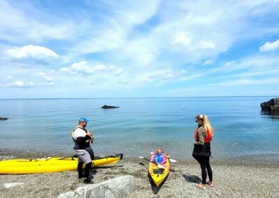 Guided Kayak Tours at Cove & Sea
